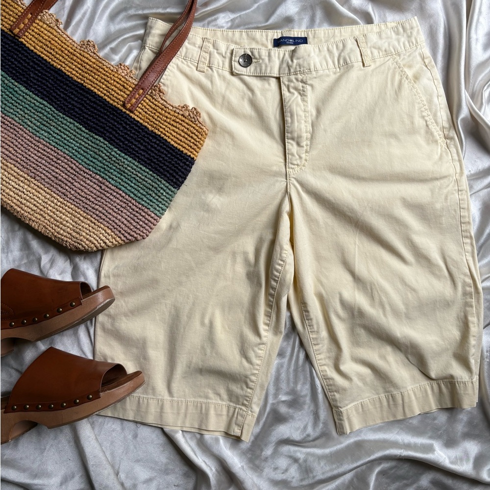 Bandolino Butter Yellow Long Shorts